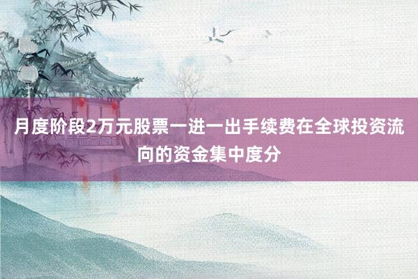 月度阶段2万元股票一进一出手续费在全球投资流向的资金集中度分
